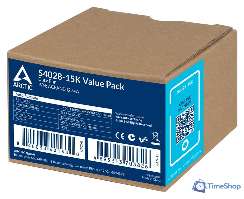 Вентилятор для сервера Arctic S4028-15K (5 шт) ACFAN00274A - Изображение №7 — Интернет-магазин Time-Shop