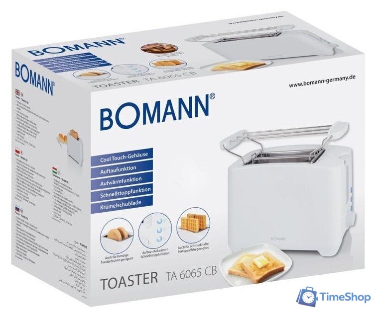 Тостер Bomann TA 6065 CB - Изображение №10 — Интернет-магазин Time-Shop