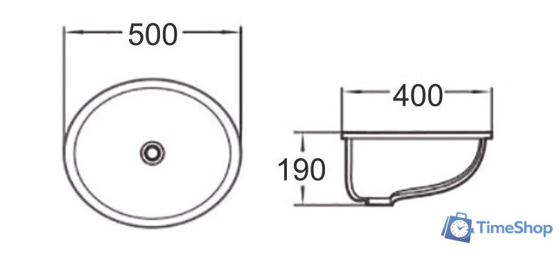 Умывальник SantiLine SL-3005 - Изображение №2 — Интернет-магазин Time-Shop