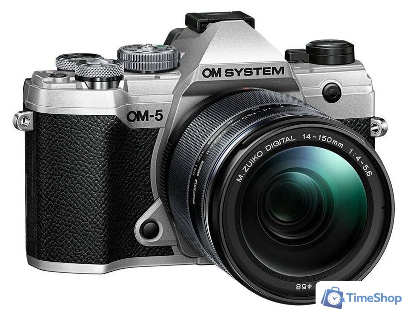 Беззеркальный фотоаппарат Olympus OM-5 Kit 14-150mm II (серебристый) - Изображение №1 — Интернет-магазин Time-Shop