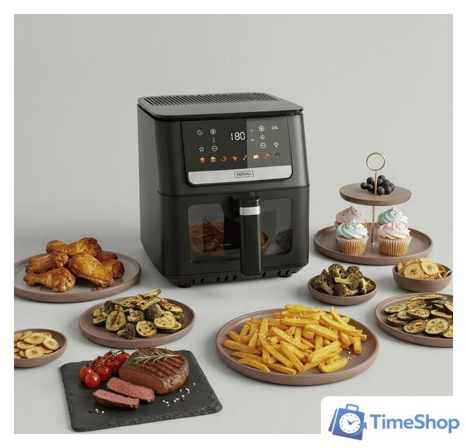 Аэрогриль (аэрофритюрница) Kernau Basic BKSAF 617 EB - Изображение №9 — Интернет-магазин Time-Shop