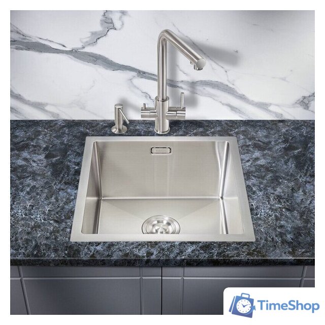 Кухонная мойка Milacio Denia 44 Steel MC.77430 (нержавеющая сталь) - Изображение №5 — Интернет-магазин Time-Shop