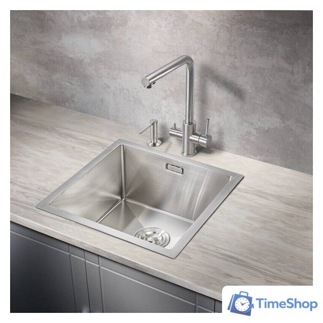 Кухонная мойка Milacio Denia 44 Steel MC.77430 (нержавеющая сталь) - Изображение №4 — Интернет-магазин Time-Shop
