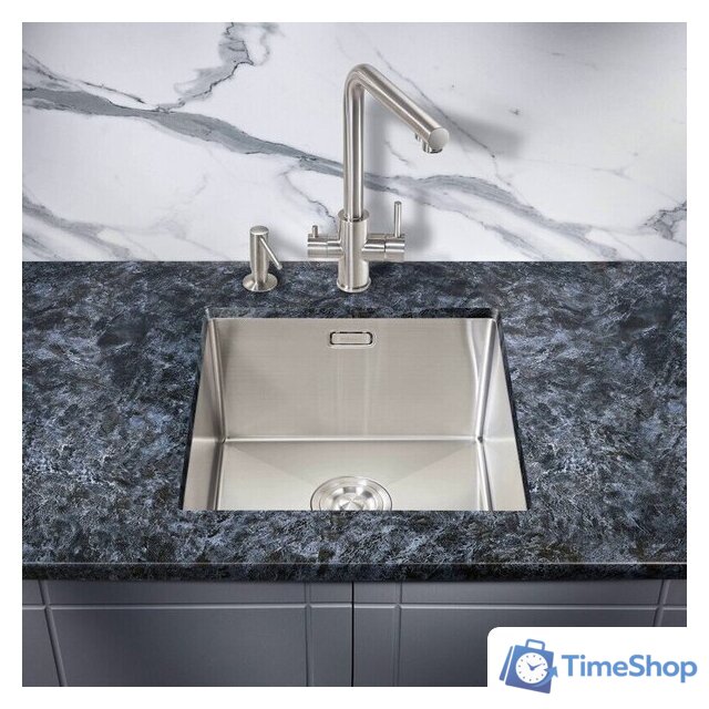 Кухонная мойка Milacio Denia 44 Steel MC.77430 (нержавеющая сталь) - Изображение №2 — Интернет-магазин Time-Shop