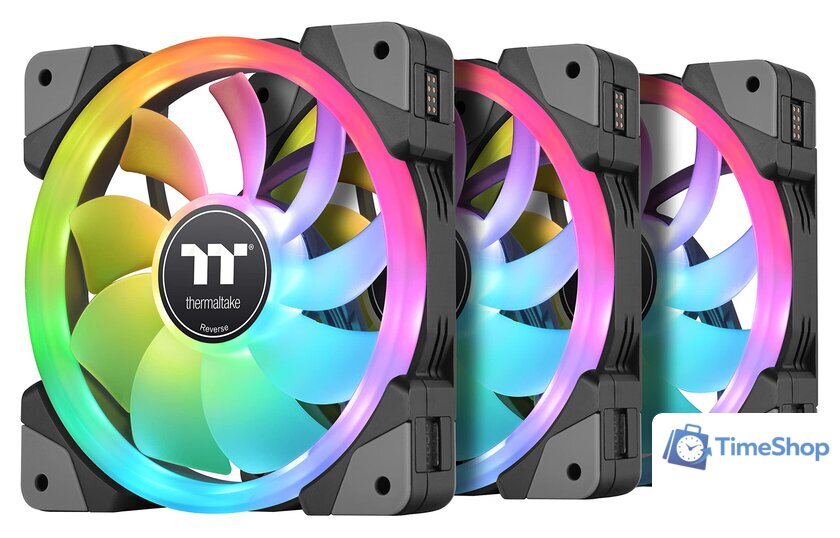Комплект вентиляторов для корпуса с контроллером Thermaltake SWAFAN EX12 RGB CL-F143-PL12SW-A - Изображение №1 — Интернет-магазин Time-Shop
