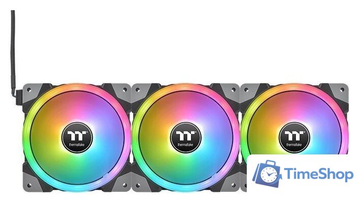 Комплект вентиляторов для корпуса с контроллером Thermaltake SWAFAN EX12 RGB CL-F143-PL12SW-A - Изображение №2 — Интернет-магазин Time-Shop