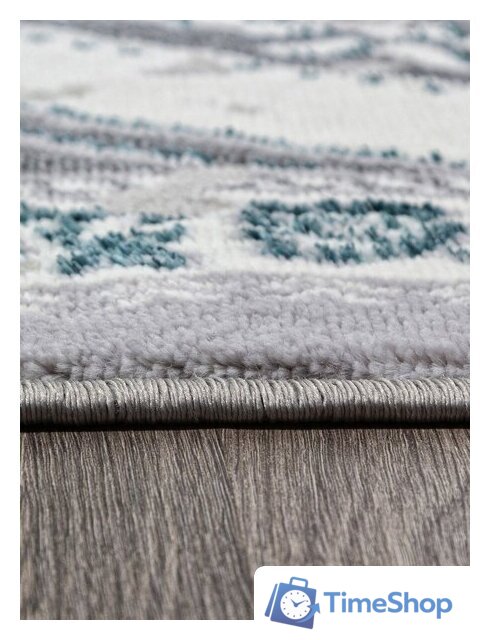 Ковер для жилой комнаты Merinos Palermo F290-OVAL-GRAY (1.6х2.3) - Изображение №4 — Интернет-магазин Time-Shop