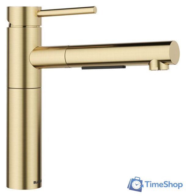 Смеситель Blanco Alta-S Ii 527554 (satin gold) - Изображение №1 — Интернет-магазин Time-Shop