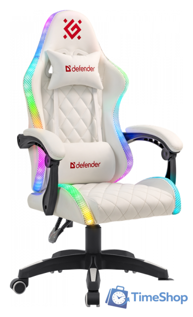 Игровое (геймерское) кресло Defender Energy (белый) - Изображение №1 — Интернет-магазин Time-Shop