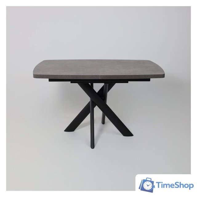 Кухонный стол Мамадома Leonel-130 раздвижной 130-165х85 (дымчатая керамика/черный) - Изображение №18 — Интернет-магазин Time-Shop