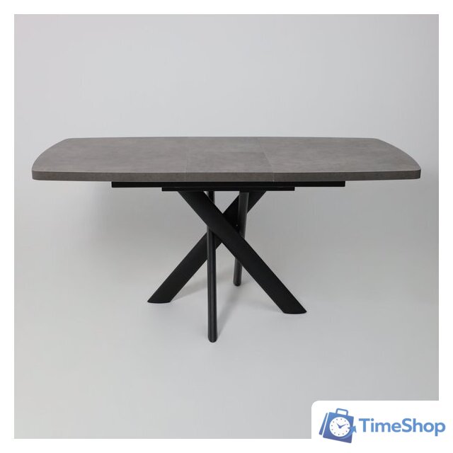 Кухонный стол Мамадома Leonel-130 раздвижной 130-165х85 (дымчатая керамика/черный) - Изображение №22 — Интернет-магазин Time-Shop