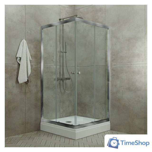 Душевой уголок Maroni Stile Chromo-GLS 90x90 Щ0000063967 - Изображение №3 — Интернет-магазин Time-Shop