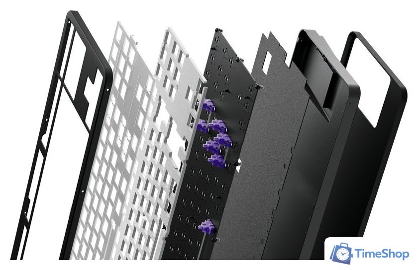 Клавиатура Dark Project ALU87A Onionite V2 (g3ms Amethyst, нет кириллицы) - Изображение №11 — Интернет-магазин Time-Shop