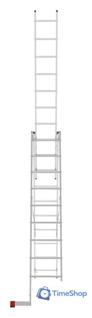 Лестница-стремянка Новая высота NV 223 алюминиевая трёхсекционная 3x10 ступеней - Изображение №5 — Интернет-магазин Time-Shop