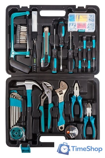 Набор домашнего мастера Bort BTK-100 (100 предметов) - Изображение №2 — Интернет-магазин Time-Shop