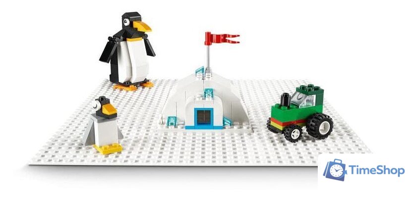 Конструктор LEGO Classic 11010 Белая базовая пластина - Изображение №3 — Интернет-магазин Time-Shop