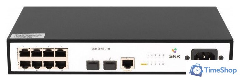 Управляемый коммутатор 2-го уровня SNR SNR-S2982G-8T - Изображение №1 — Интернет-магазин Time-Shop