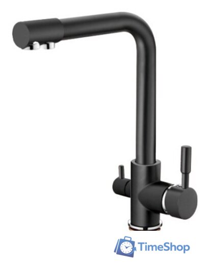 Смеситель Ledeme H55 L4055B-3 (черный матовый) - Изображение №1 — Интернет-магазин Time-Shop