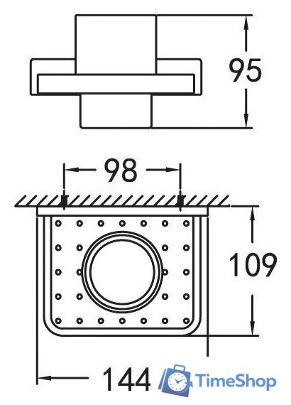 Стакан для зубной щетки и пасты Cezares Maxima CZR-F-8920 - Изображение №2 — Интернет-магазин Time-Shop