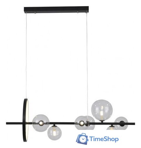 Подвесная люстра Kinklight Иона 09408-7.19 (черный) - Изображение №1 — Интернет-магазин Time-Shop