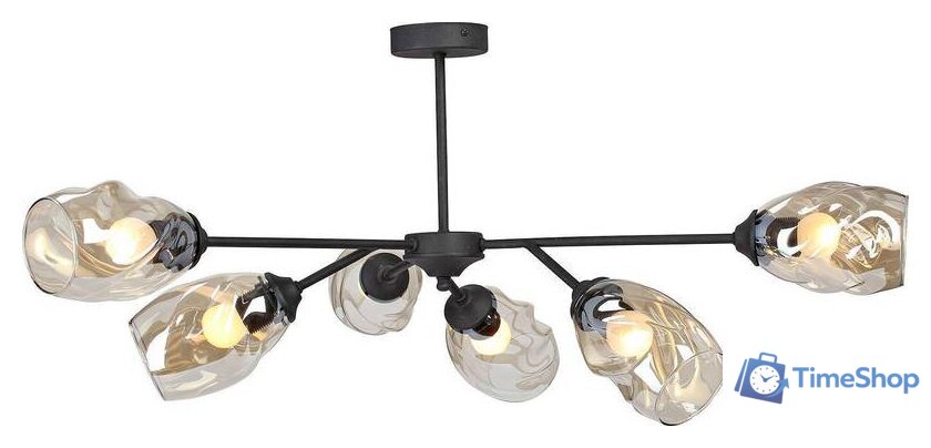 Люстра средней высоты Vitaluce V3958 V3958-1/6PL - Изображение №3 — Интернет-магазин Time-Shop