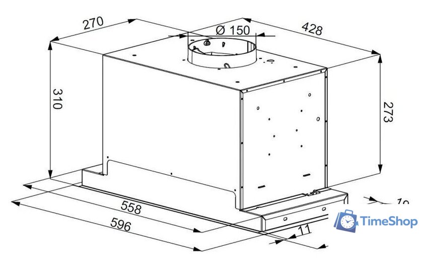 Кухонная вытяжка Konigin Extra 60 (белый) - Изображение №11 — Интернет-магазин Time-Shop
