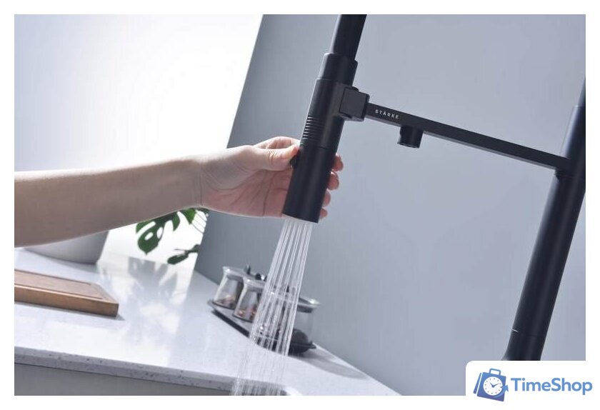 Смеситель Paulmark Magneto One Ma213188-AN (черный/антрацит) - Изображение №5 — Интернет-магазин Time-Shop