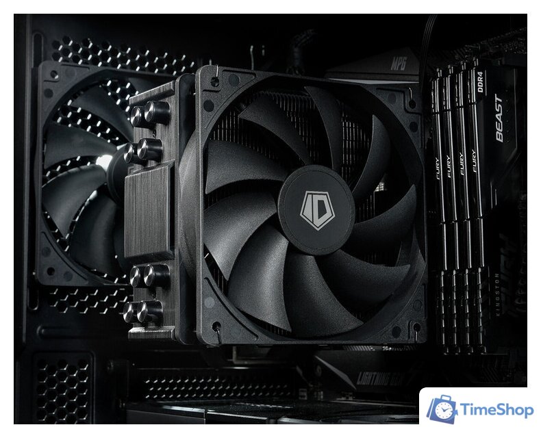 Кулер для процессора ID-Cooling SE-214-XT Black - Изображение №7 — Интернет-магазин Time-Shop