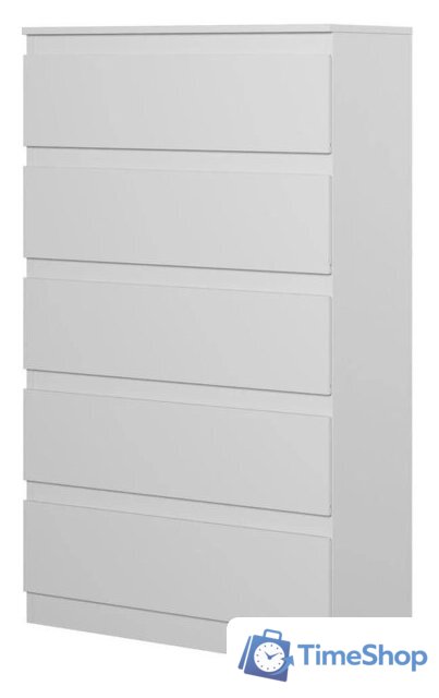 Комод НК-Мебель Stern Т-8 5-я 72676244 (16 мм, белый) - Изображение №1 — Интернет-магазин Time-Shop