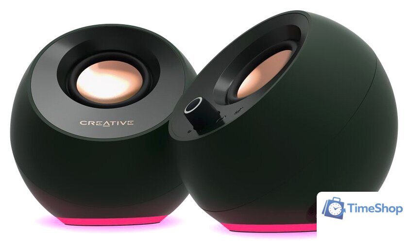 Акустика Creative Pebble Pro (темно-зеленый) - Изображение №1 — Интернет-магазин Time-Shop