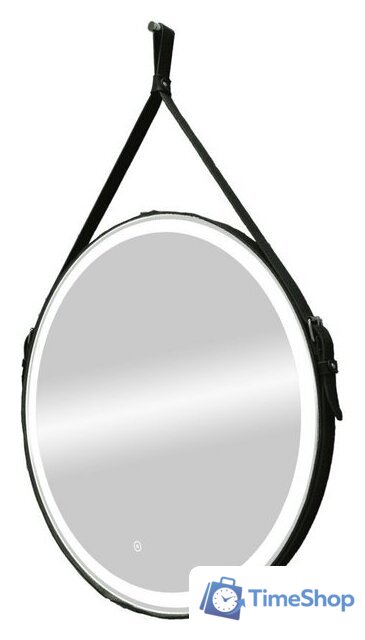  Континент Зеркало Millenium Black Led D 65 (натуральная кожа, черный) - Изображение №2 — Интернет-магазин Time-Shop