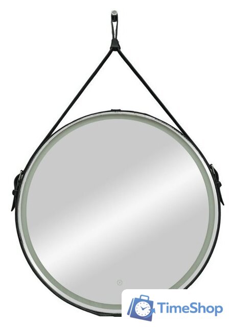  Континент Зеркало Millenium Black Led D 65 (натуральная кожа, черный) - Изображение №1 — Интернет-магазин Time-Shop