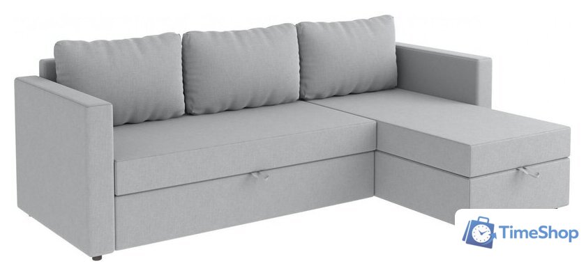 Угловой диван Mio Tesoro Тилаус короткий подлокотник (lt Grey) - Изображение №1 — Интернет-магазин Time-Shop
