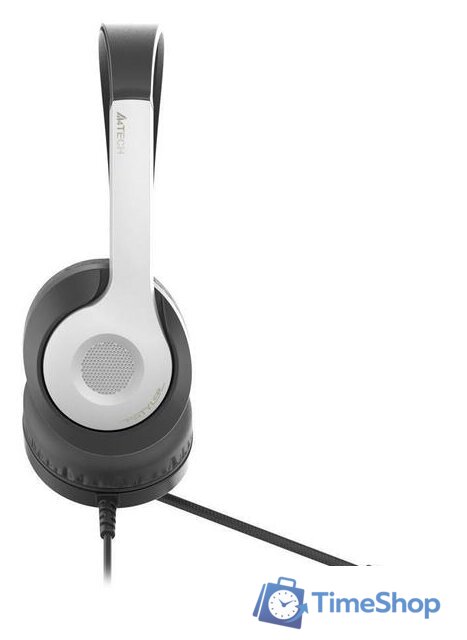 Наушники A4Tech Fstyler FH100U (белый/черный) - Изображение №3 — Интернет-магазин Time-Shop