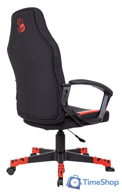 Игровое (геймерское) кресло A4Tech Bloody GC-190 (черный/красный) - Изображение №8 — Интернет-магазин Time-Shop