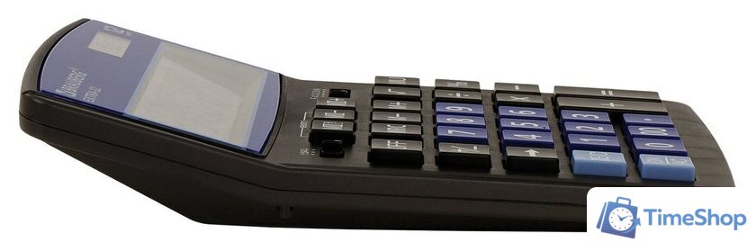 Бухгалтерский калькулятор BRAUBERG Extra 12-BKBU 250472 (черный/синий) - Изображение №2 — Интернет-магазин Time-Shop