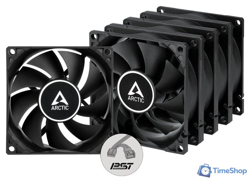 Комплект вентиляторов для корпуса Arctic F8 PWM PST Value Pack 5 шт ACFAN00261A - Изображение №1 — Интернет-магазин Time-Shop