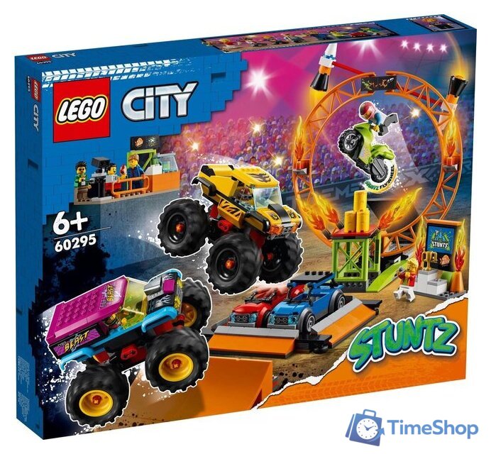 Конструктор LEGO City Stuntz 60295 Арена для шоу каскадеров - Изображение №1 — Интернет-магазин Time-Shop