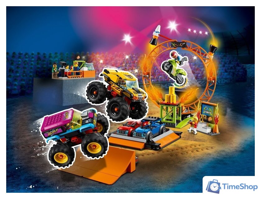 Конструктор LEGO City Stuntz 60295 Арена для шоу каскадеров - Изображение №36 — Интернет-магазин Time-Shop