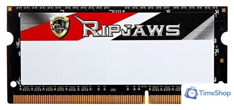 Оперативная память G.Skill Ripjaws 8GB DDR3 SODIMM PC3-12800 F3-1600C9S-8GRSL - Изображение №2 — Интернет-магазин Time-Shop