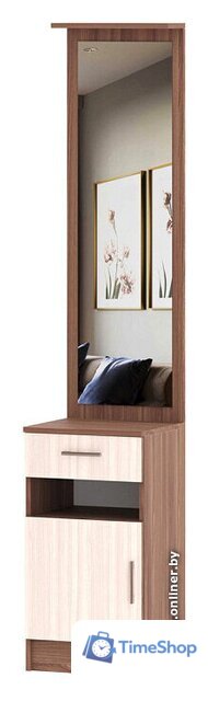 Стенка Памир ПЛ-1 (ясень шимо темный/ясень шимо светлый) - Изображение №1 — Интернет-магазин Time-Shop