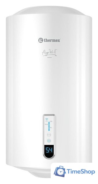 Накопительный электрический водонагреватель Thermex Auga 50 V Slim Wi-Fi - Изображение №1 — Интернет-магазин Time-Shop