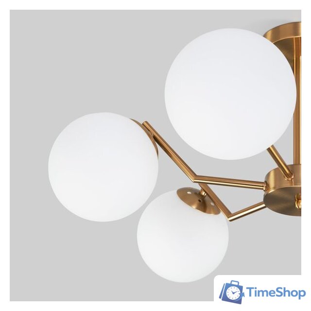 Люстра средней высоты Евросвет 70154/6 (латунь) - Изображение №2 — Интернет-магазин Time-Shop