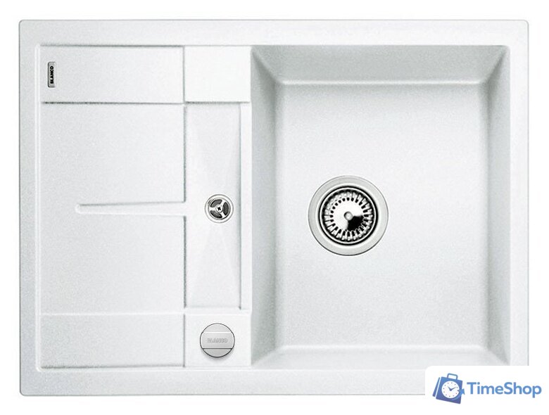 Кухонная мойка Blanco Metra 45 S Compact 527102 (мягкий белый) - Изображение №1 — Интернет-магазин Time-Shop