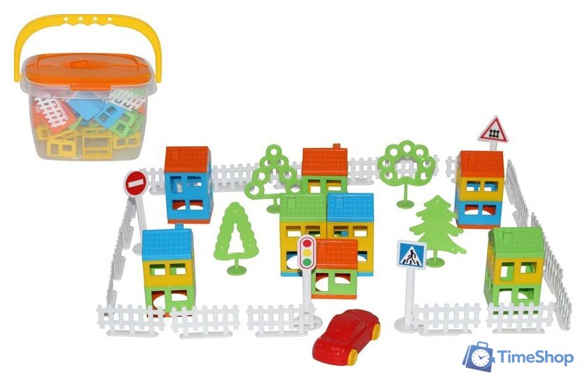Конструктор Полесье 56412 Построй свой город - Изображение №2 — Интернет-магазин Time-Shop