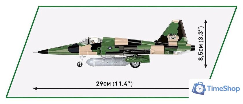 Конструктор Cobi Historical Collection Vietnam War Northrop F-5A Freedom Fighter - Изображение №9 — Интернет-магазин Time-Shop