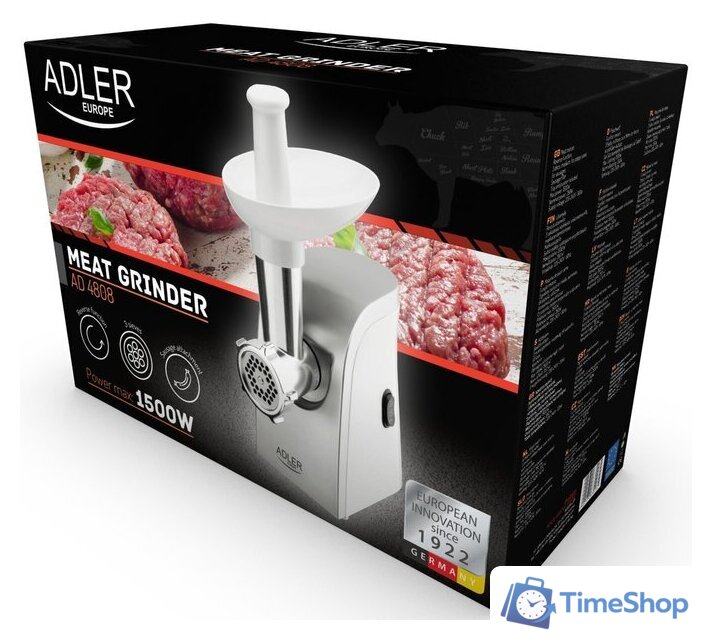 Мясорубка Adler AD 4808 - Изображение №10 — Интернет-магазин Time-Shop