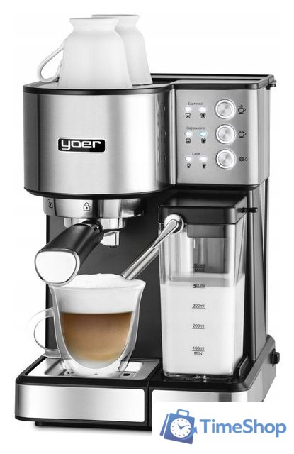 Рожковая кофеварка Yoer Lattimo EMF01S - Изображение №1 — Интернет-магазин Time-Shop