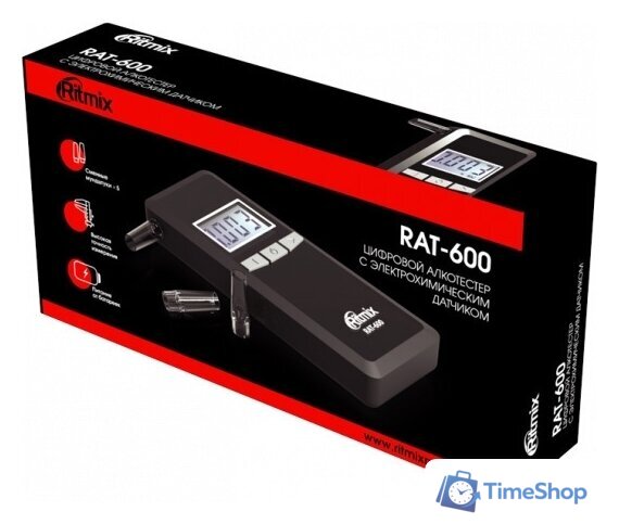 Алкотестер Ritmix RAT-600 - Изображение №6 — Интернет-магазин Time-Shop