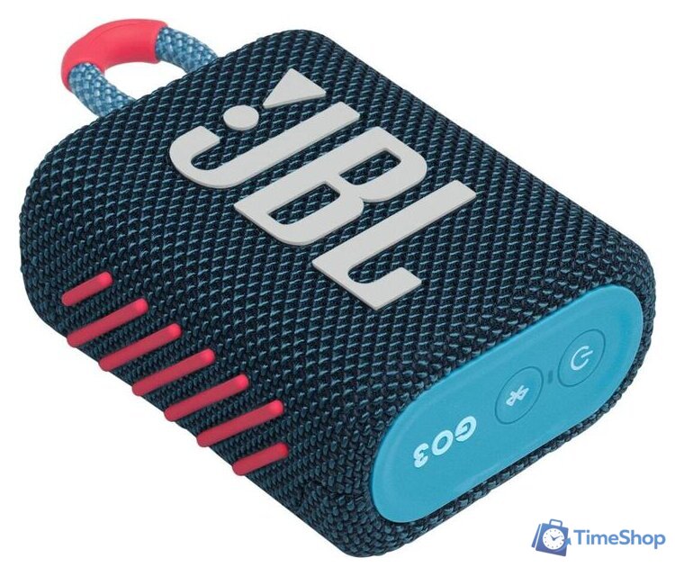 Беспроводная колонка JBL Go 3 (темно-синий) - Изображение №3 — Интернет-магазин Time-Shop